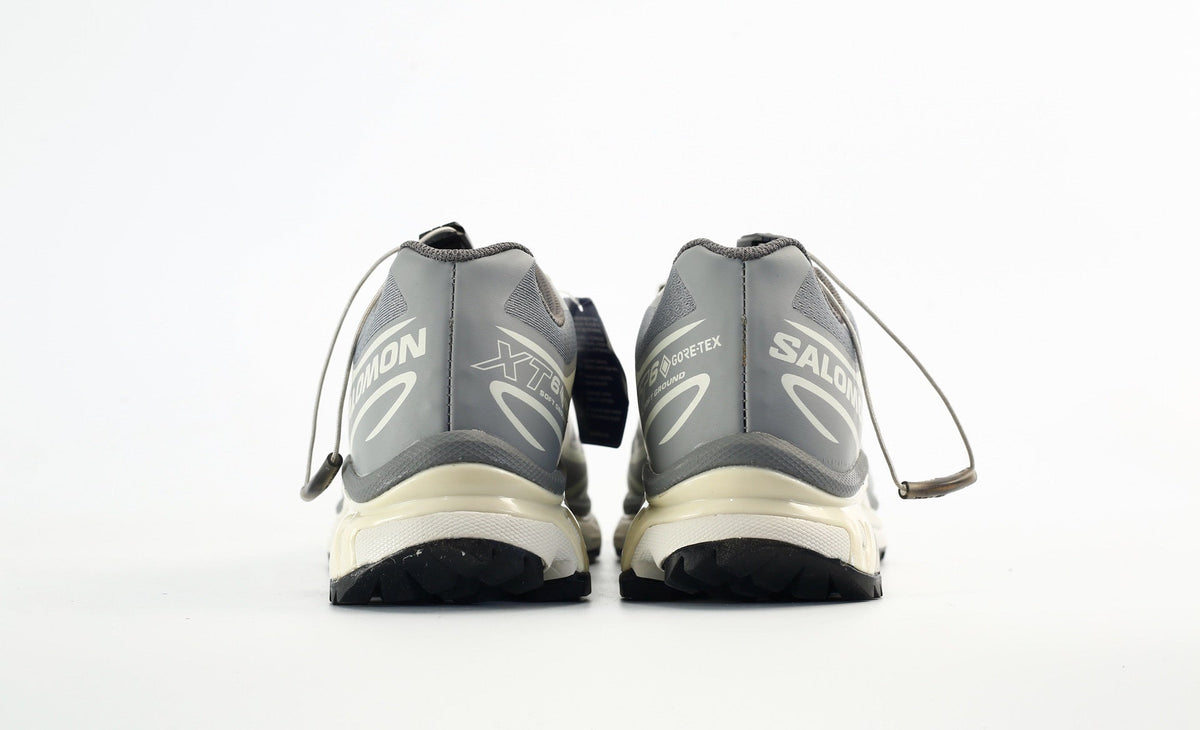 Salomon XT-6 GTX Men's Waterproof Trail Running Shoes "Grey Cream"- outdoor hiking shoes/Women's Shoe Sale / Men's Shoe Sale