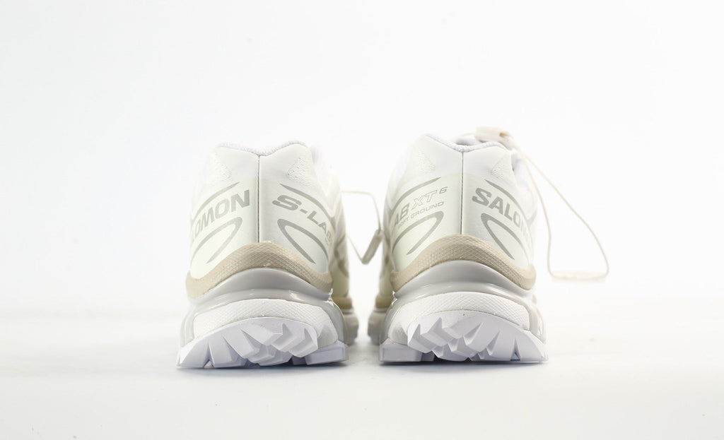 Salomon S-LAB XT-6 Men's Outdoor Trail Running Shoes "White Silver Grey"- outdoor hiking shoes/Women's Shoe Sale / Men's Shoe Sale