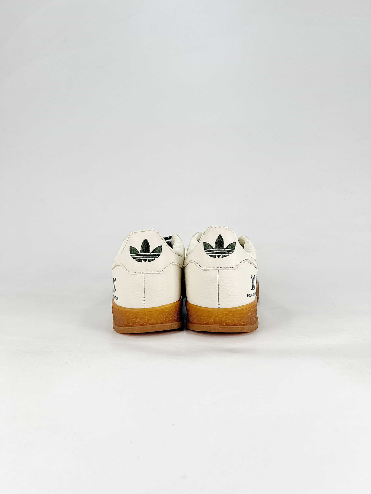 Adidas Gazelle Indoor x Louis Vuitton "Off White Dark Green Gum"-Classic sneakers，Adidas Women's Shoe Sale / Men's Shoe Sale