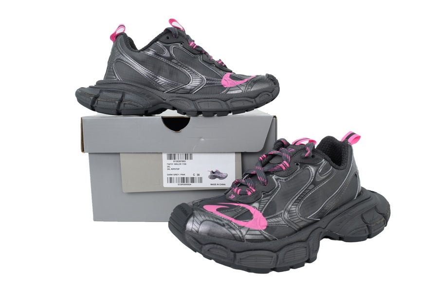 Balenciaga 3XL Sneakers Women "Dark Grey Pink"-retro thick sole dad shoes，Women's Shoe Sale / Men's Shoe Sale