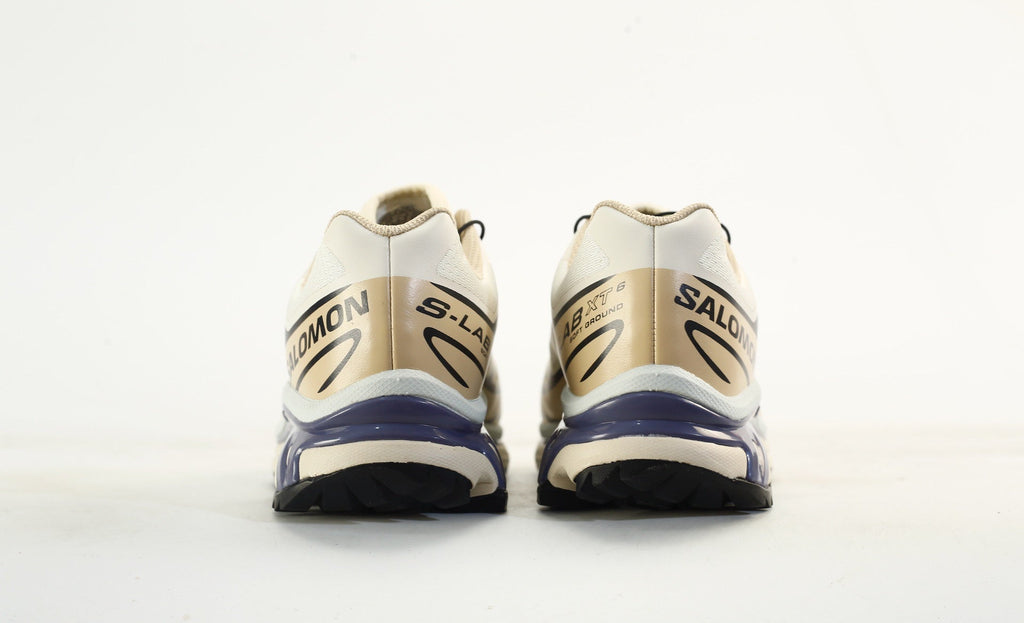 Salomon XT-6 S-LAB Men Women Outdoor Trail Hiking Shoes "Cream Khaki Purple"