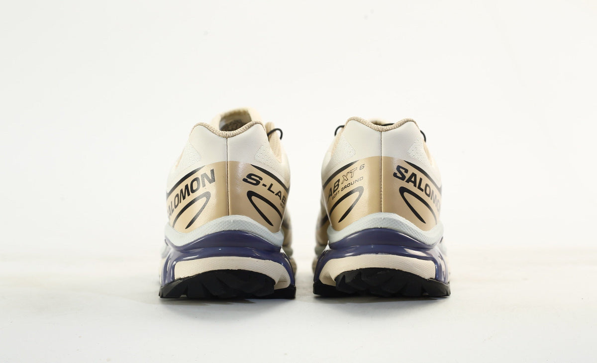 Salomon XT-6 S-LAB Men Women Outdoor Trail Hiking Shoes "Cream Khaki Purple"