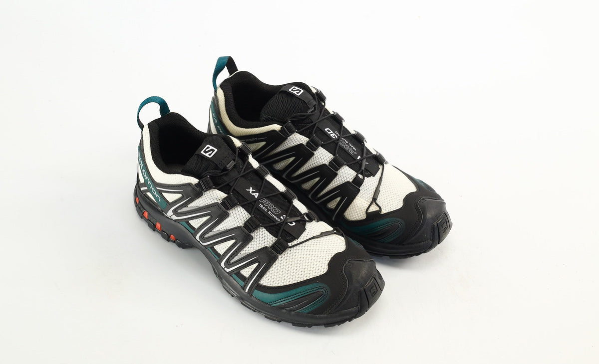 Salomon XA Pro 3D "White Black Teal"- outdoor hiking shoes/Women's Shoe Sale / Men's Shoe Sale