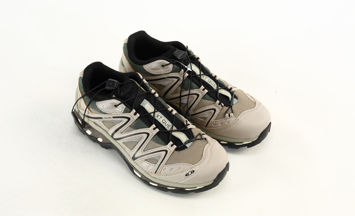 Salomon XT QUEST Trail Hiking Shoes "Beige Green Brown"- outdoor hiking shoes/Women's Shoe Sale / Men's Shoe Sale