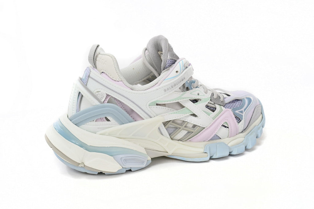 Balenciaga Track 2 Open Sneakers "Pastel Multicolor"-retro thick sole dad shoes，Women's Shoe Sale / Men's Shoe Sale