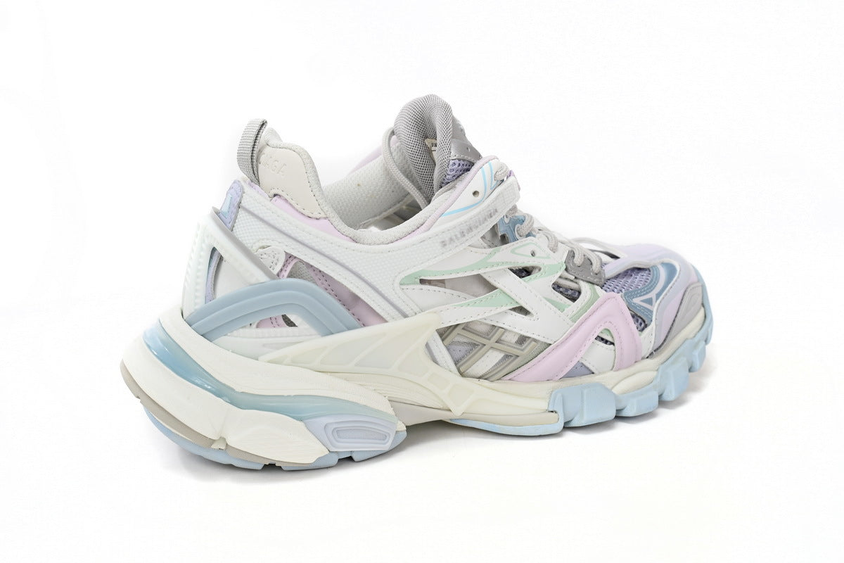 Balenciaga Track 2 Open Sneakers "Pastel Multicolor"-retro thick sole dad shoes，Women's Shoe Sale / Men's Shoe Sale