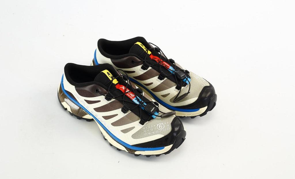 Salomon XT-4 MM6 Maison Margiela Men's Sneakers "Cream / Brown / Blue"- outdoor hiking shoes/Women's Shoe Sale / Men's Shoe Sale