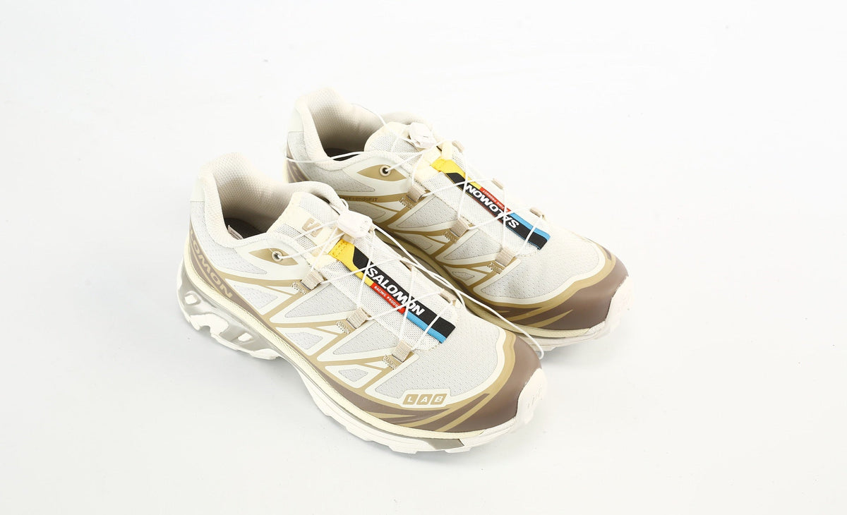 Salomon S-LAB XT-6 Men's Trail Running Hiking Shoes "Cream Khaki Brown"- outdoor hiking shoes/Women's Shoe Sale / Men's Shoe Sale