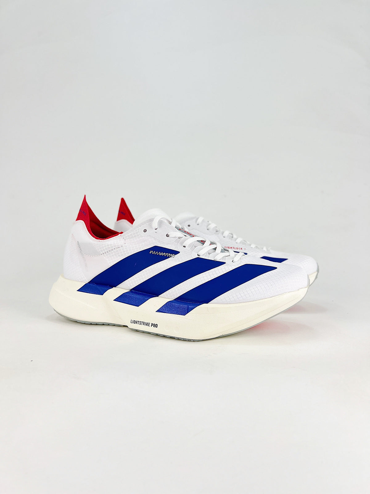 adidas Adizero Adios Pro 4 "White Blue Red"-Classic sneakers，Adidas Women's Shoe Sale / Men's Shoe Sale