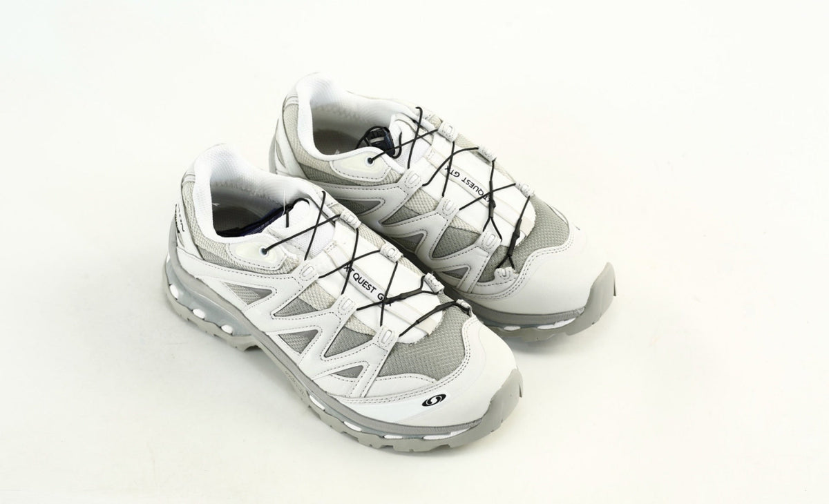 Salomon XT Quest GTX Outdoor Hiking Shoes "White Grey"- outdoor hiking shoes/Women's Shoe Sale / Men's Shoe Sale