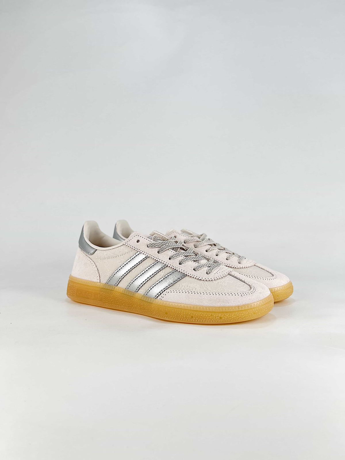 Adidas Handball Spezial "Cream White Silver Gum" Sneakers-Classic sneakers，Adidas Women's Shoe Sale / Men's Shoe Sale