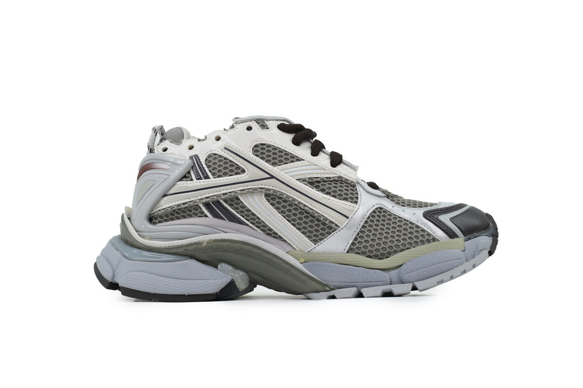 Balenciaga Runner Sneakers Men Women "Grey White Black"-retro thick sole dad shoes，Women's Shoe Sale / Men's Shoe Sale