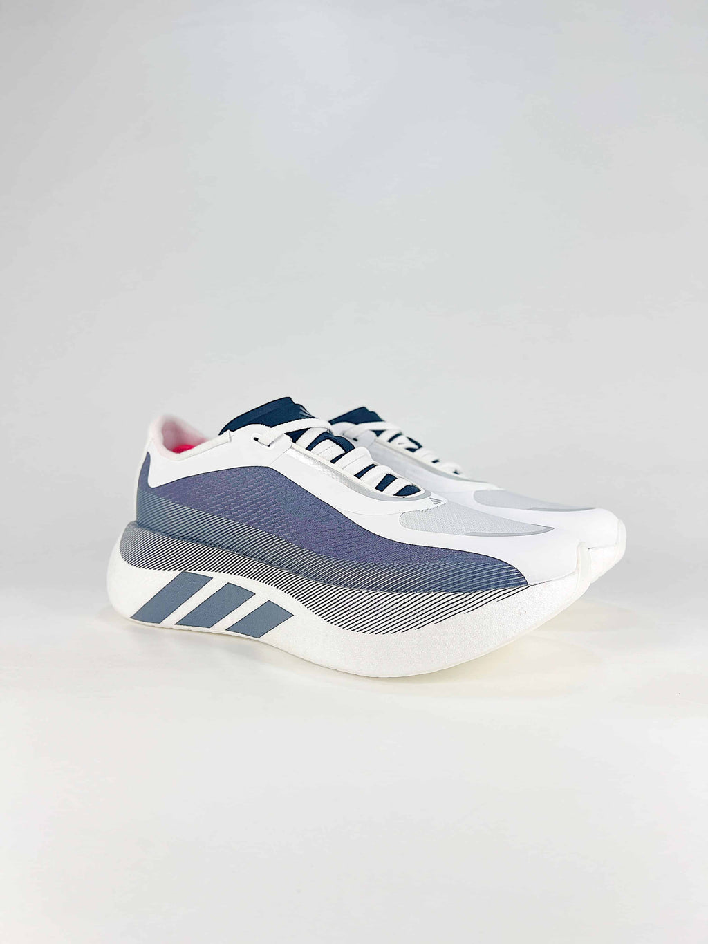 Adidas Hyperboost Edge "White Navy Gradient"-Classic sneakers，Adidas Women's Shoe Sale / Men's Shoe Sale