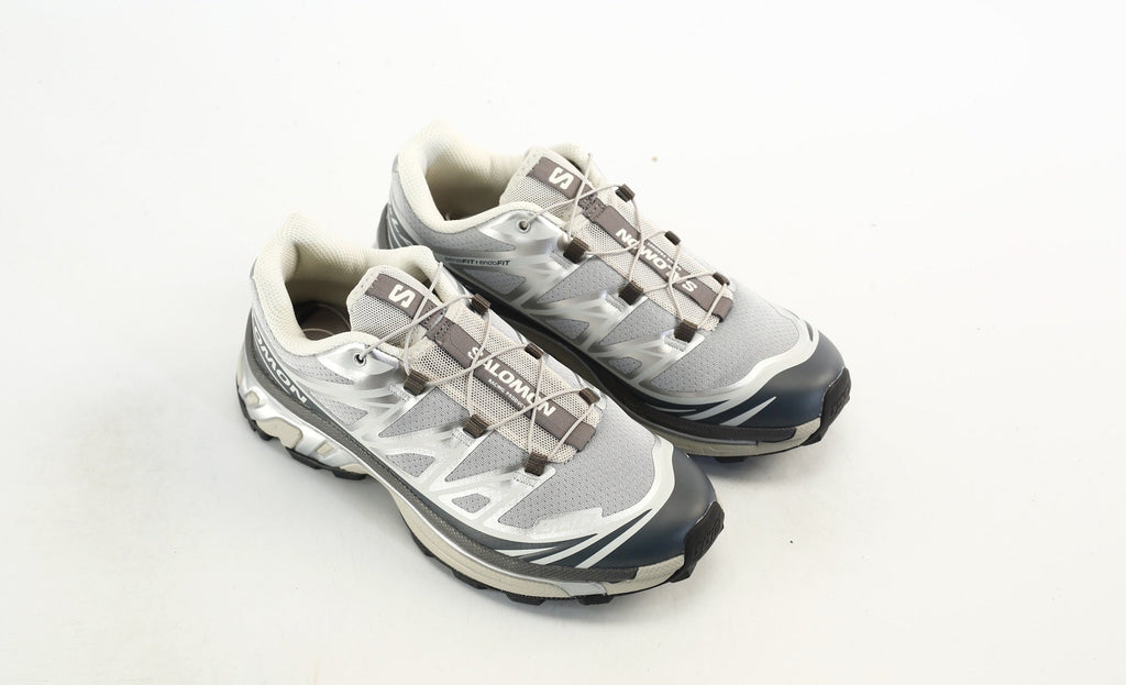 Salomon S-LAB XT-6 Advanced Trail Running Shoes "Grey Silver"- outdoor hiking shoes/Women's Shoe Sale / Men's Shoe Sale