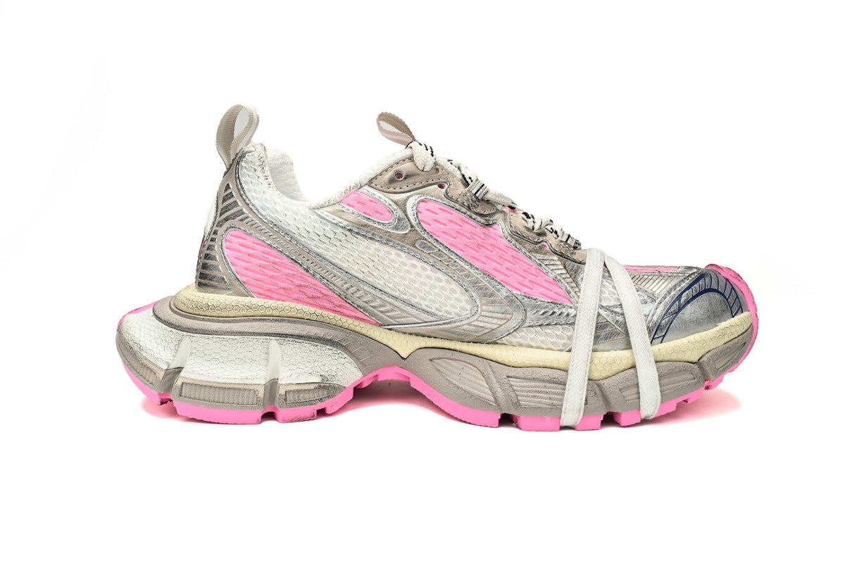 Balenciaga 3XL Sneakers Women "White Grey Pink"-retro thick sole dad shoes，Women's Shoe Sale / Men's Shoe Sale