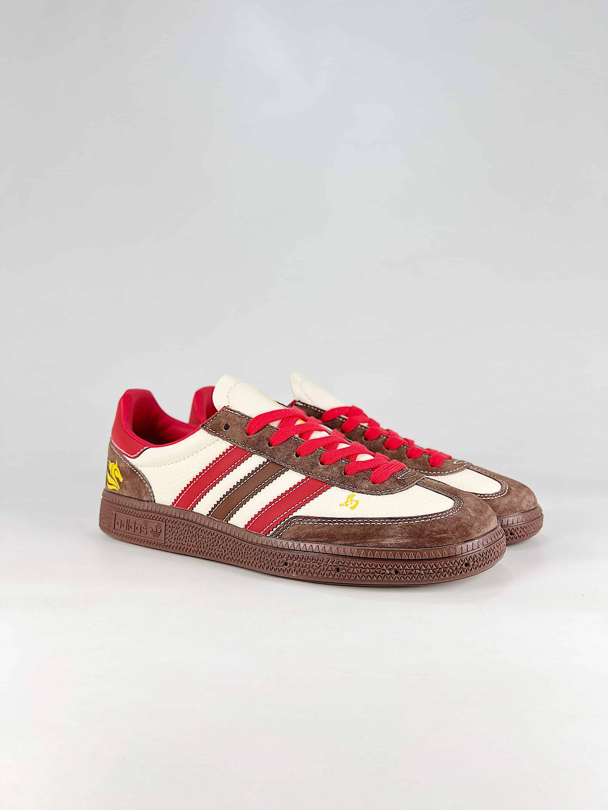 Adidas Handball Spezial Year of Horse "Brown Red Cream"-Classic sneakers，Adidas Women's Shoe Sale / Men's Shoe Sale