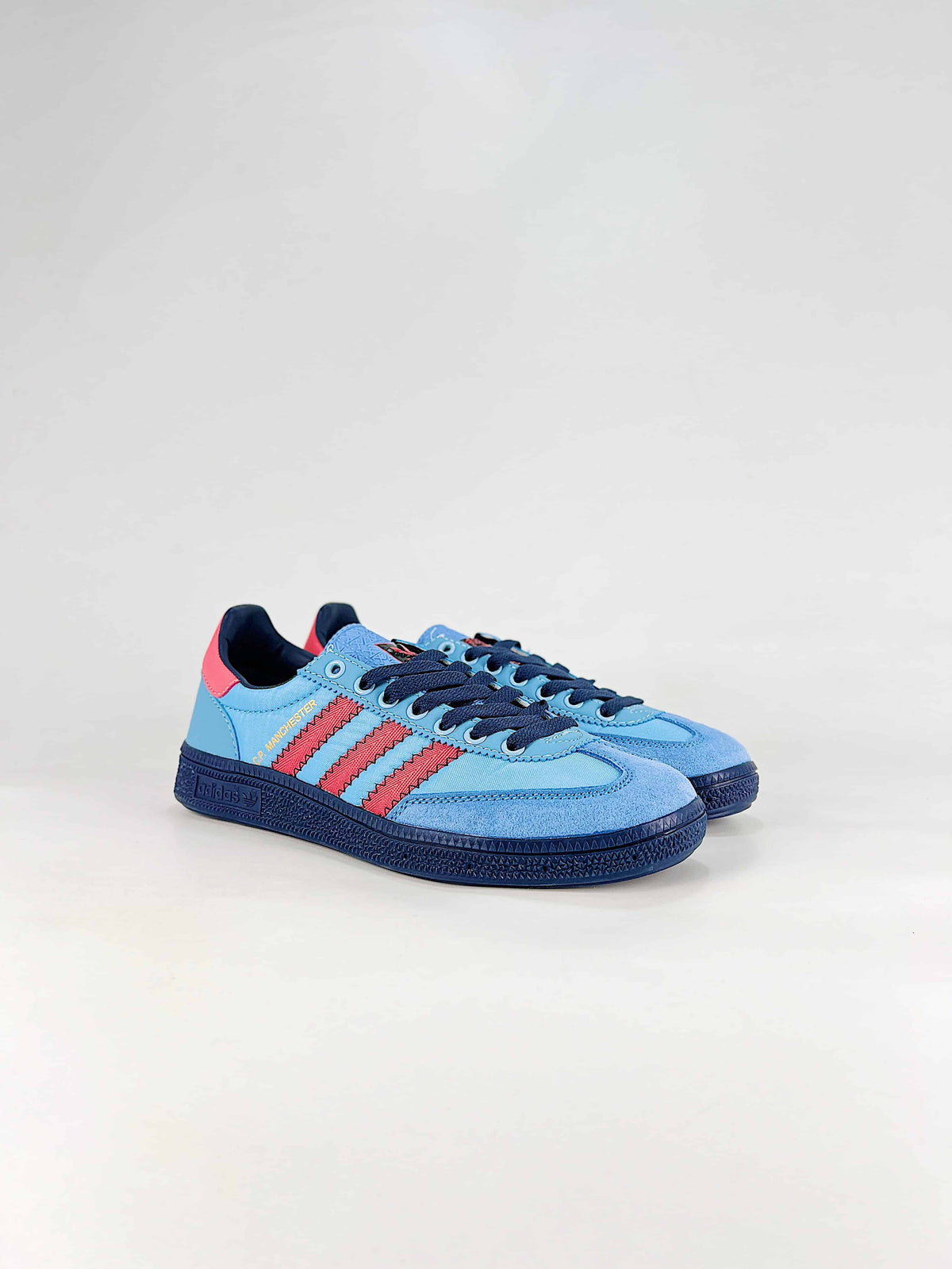 C.P. Company x Adidas Originals GT Manchester SPZL "Light Blue Bright Red" Sneakers-Classic sneakers，Adidas Women's Shoe Sale / Men's Shoe Sale