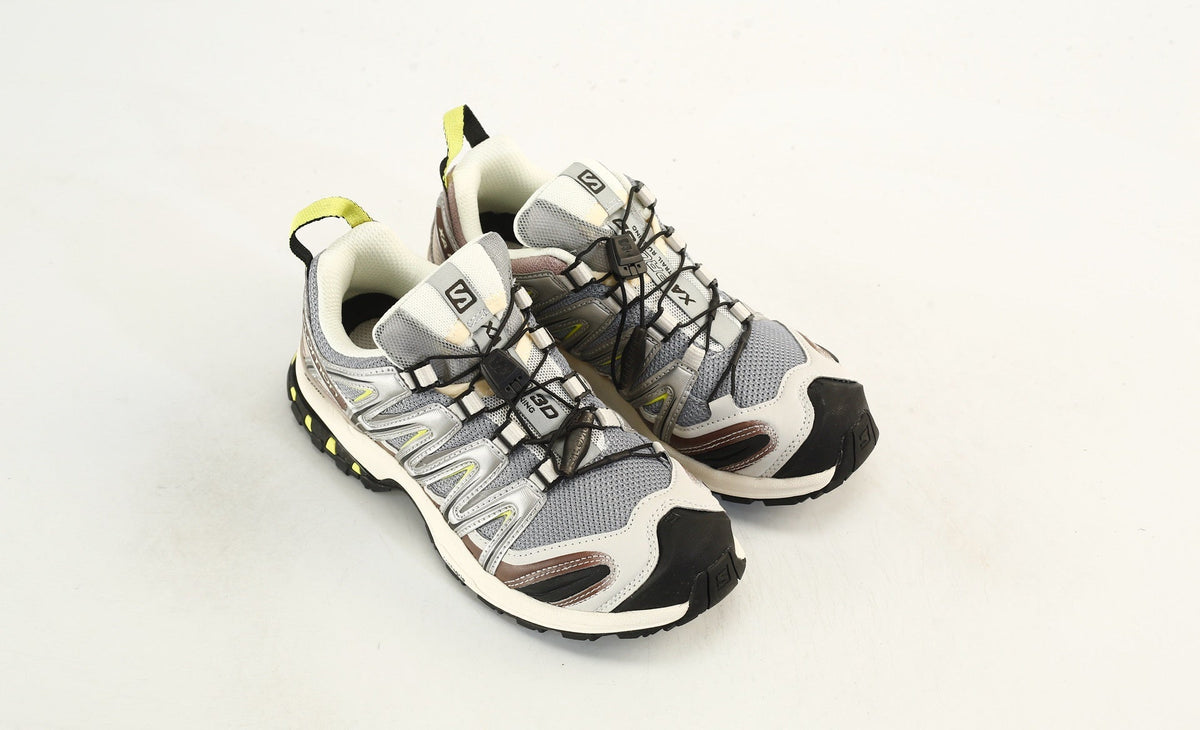 Salomon XA PRO 3D "Silver Grey Brown" Outdoor Hiking Shoes- outdoor hiking shoes/Women's Shoe Sale / Men's Shoe Sale