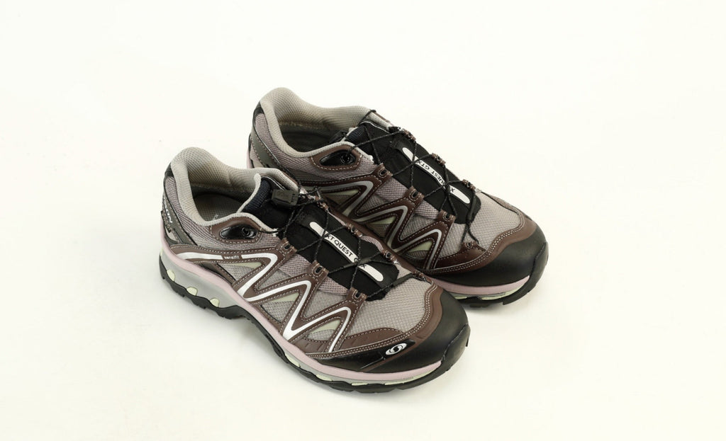 Salomon XT Quest GTX Outdoor Hiking Shoes "Brown Pink"- outdoor hiking shoes/Women's Shoe Sale / Men's Shoe Sale
