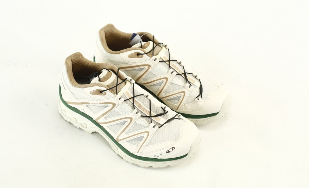 Salomon XT-Quest Trail Running & Hiking Shoes, “Vanilla Ice/Black/Bistro Green”