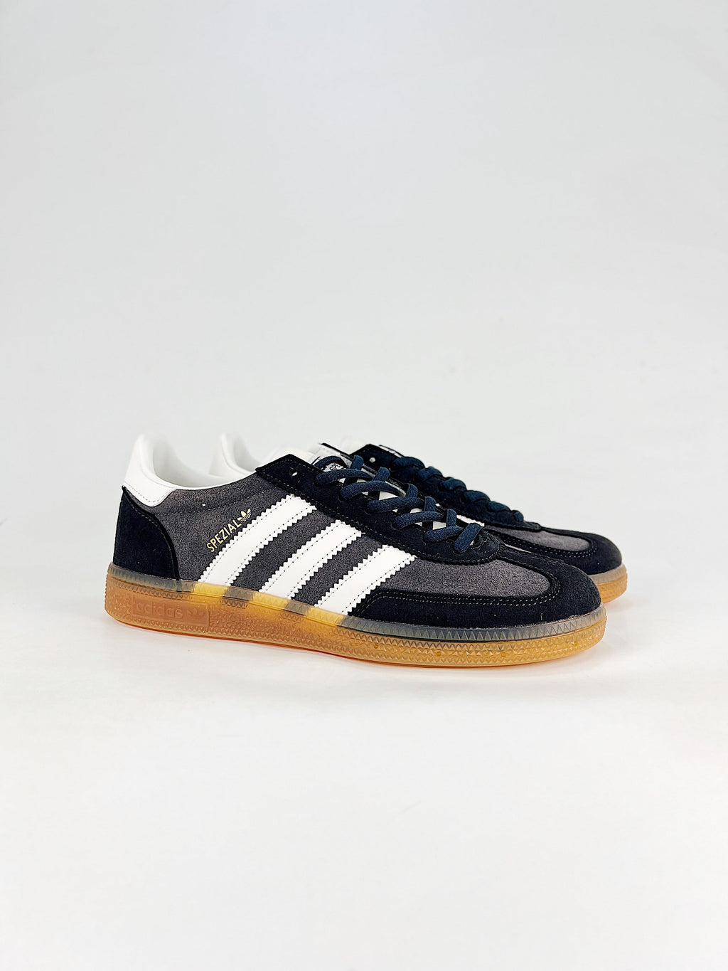 Adidas Handball Spezial Suede Sneakers "Dark Grey Black White"-Classic sneakers，Adidas Women's Shoe Sale / Men's Shoe Sale