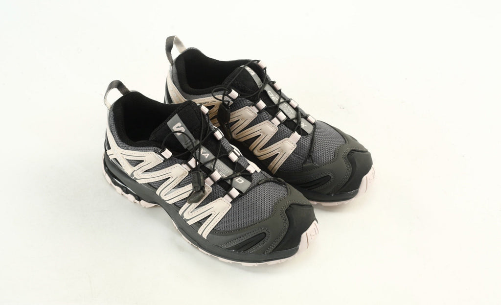 Salomon XA PRO 3D "Dark Grey Pink" Outdoor Trail Running Hiking Shoes- outdoor hiking shoes/Women's Shoe Sale / Men's Shoe Sale