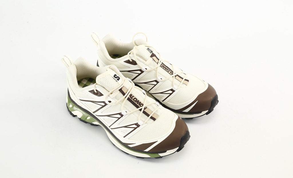 Salomon XT-6 Expanse Men's Trail Running Hiking Shoes "Cream Brown Green"- outdoor hiking shoes/Women's Shoe Sale / Men's Shoe Sale