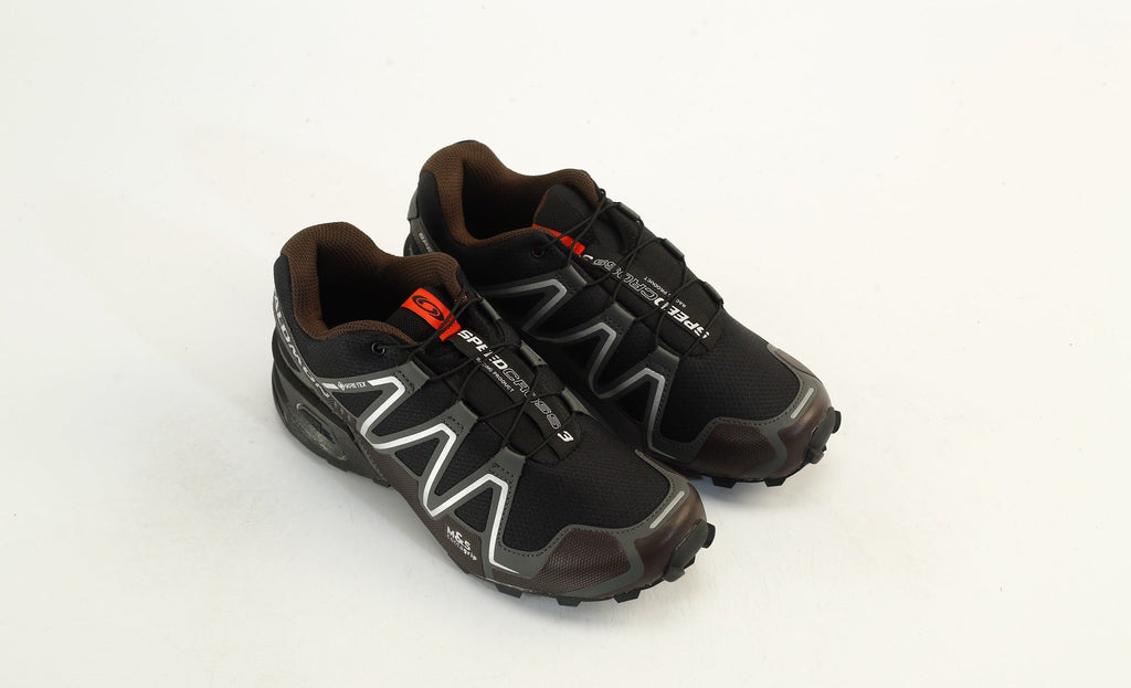 Salomon Speedcross 3 GTX Trail Running Shoes "Black Dark Brown"- outdoor hiking shoes/Women's Shoe Sale / Men's Shoe Sale