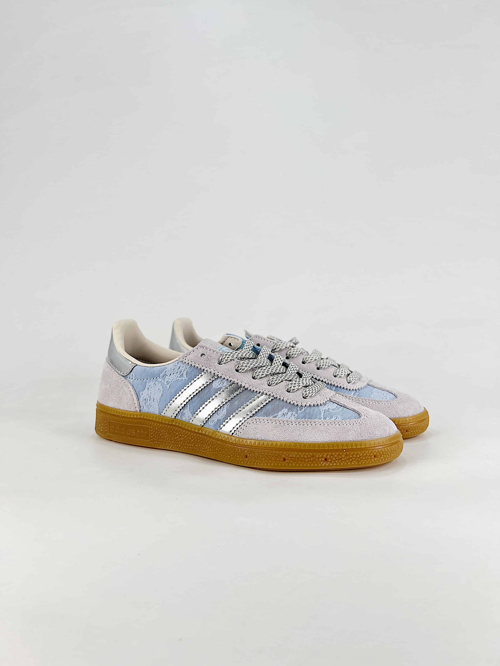 Adidas Handball Spezial x Liberty London "Light Blue Floral Silver" Sneakers-Classic sneakers，Adidas Women's Shoe Sale / Men's Shoe Sale