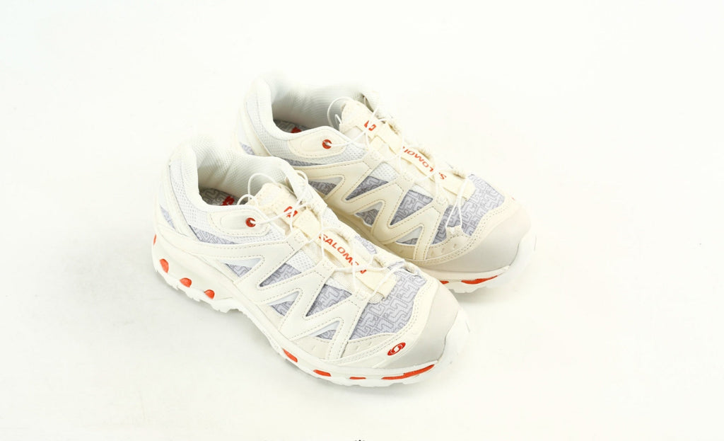 Salomon XT QUEST Trail Hiking Shoes "White Grey Orange"- outdoor hiking shoes/Women's Shoe Sale / Men's Shoe Sale