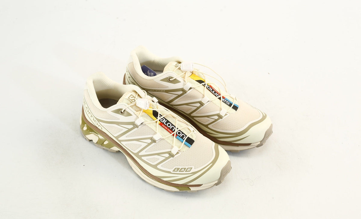 Salomon S-LAB XT-6 Men's Trail Running Hiking Shoes "Cream Olive Green"- outdoor hiking shoes/Women's Shoe Sale / Men's Shoe Sale