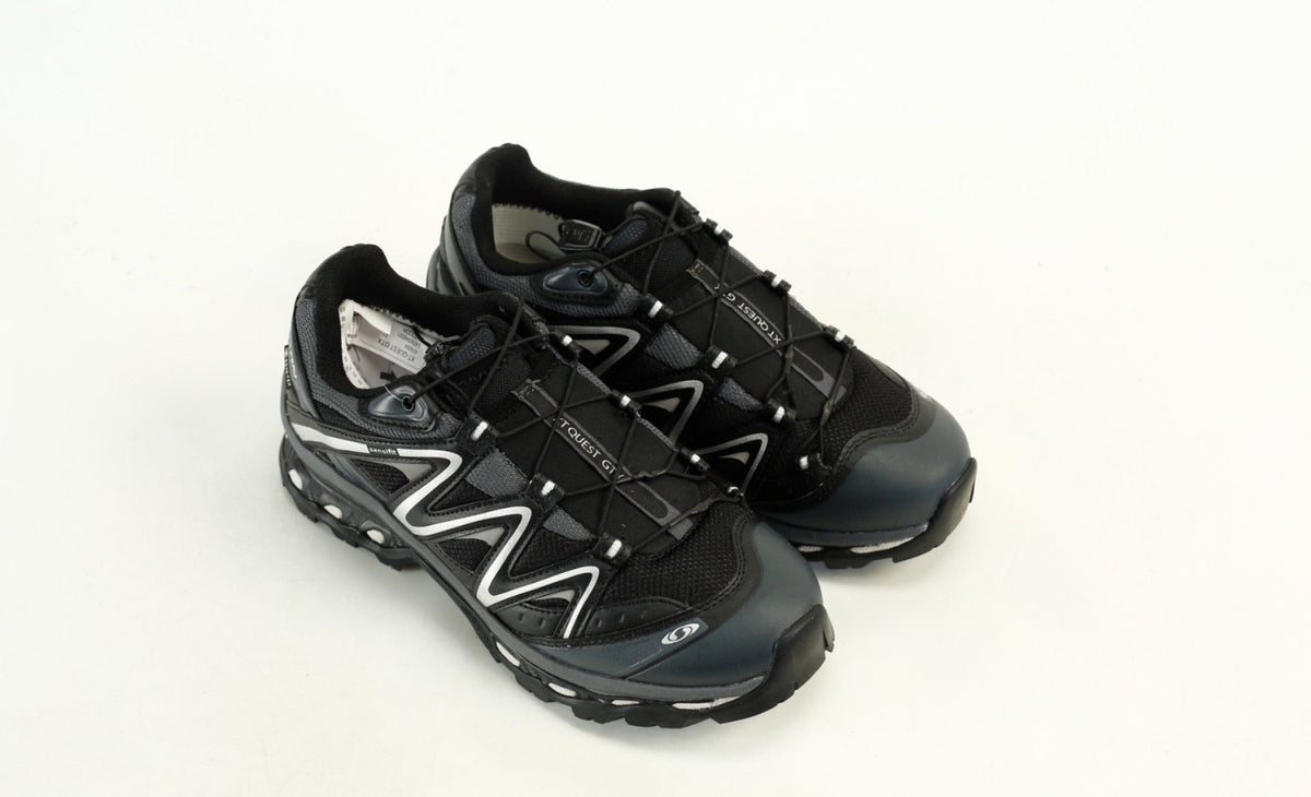 Salomon XT Quest GTX Outdoor Hiking Shoes "Black Silver"- outdoor hiking shoes/Women's Shoe Sale / Men's Shoe Sale
