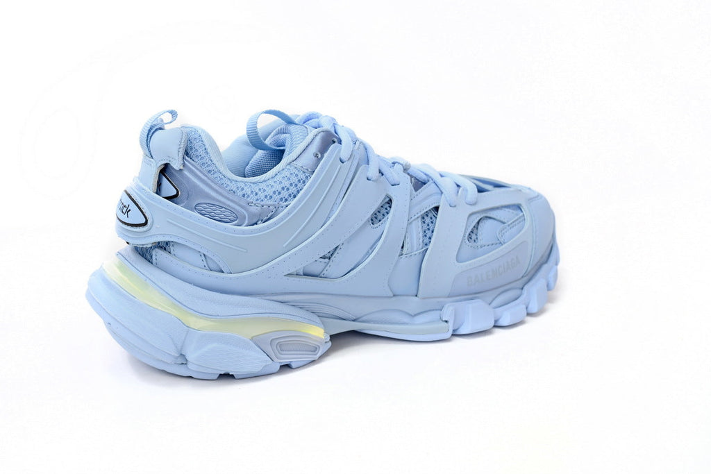 Balenciaga Track Trainer Sneakers "Light Blue"-retro thick sole dad shoes，Women's Shoe Sale / Men's Shoe Sale