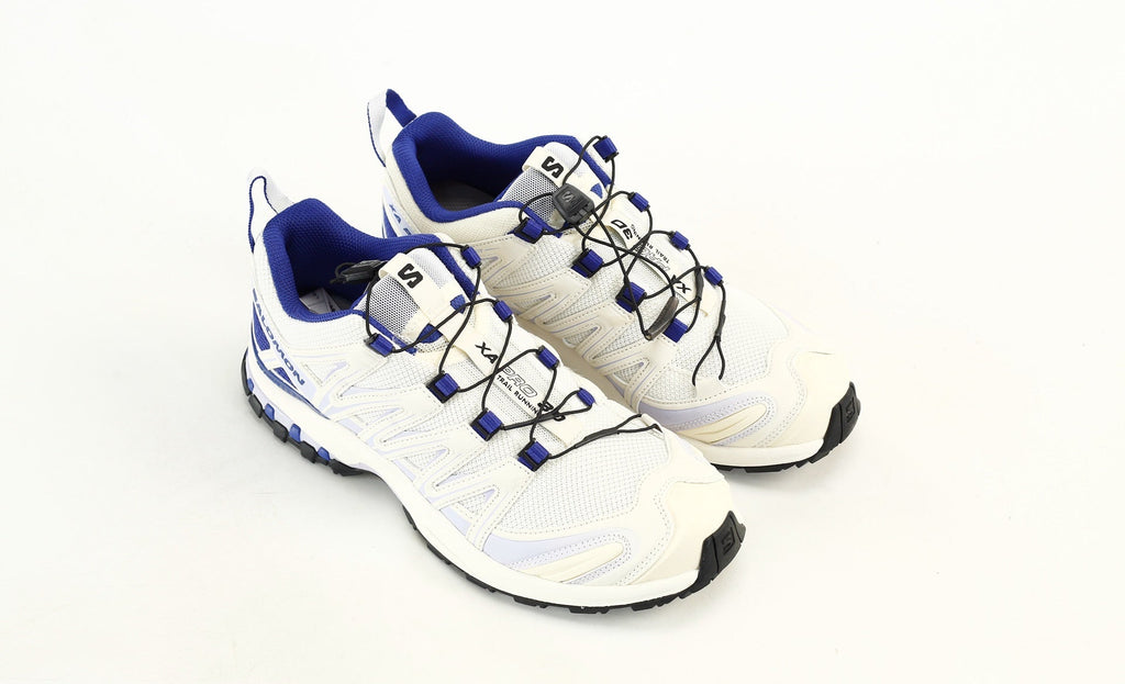 Salomon XA PRO 3D "White Blue" Outdoor Trail Running Hiking Shoes- outdoor hiking shoes/Women's Shoe Sale / Men's Shoe Sale