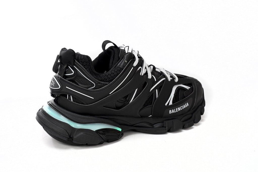 Balenciaga Track Sneakers "Black White" Mesh Chunky Low Top Trainer