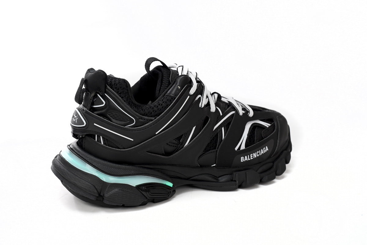 Balenciaga Track Sneakers "Black White" Mesh Chunky Low Top Trainer
