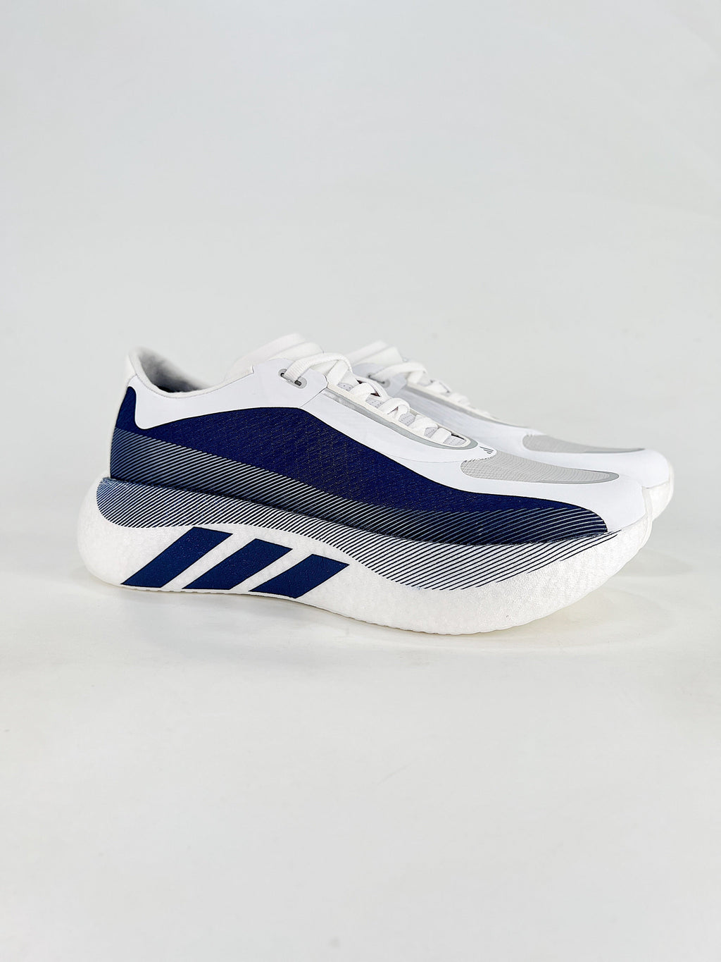 adidas Hyperboost Edge "White Navy" Unisex Running Shoes-Classic sneakers，Adidas Women's Shoe Sale / Men's Shoe Sale