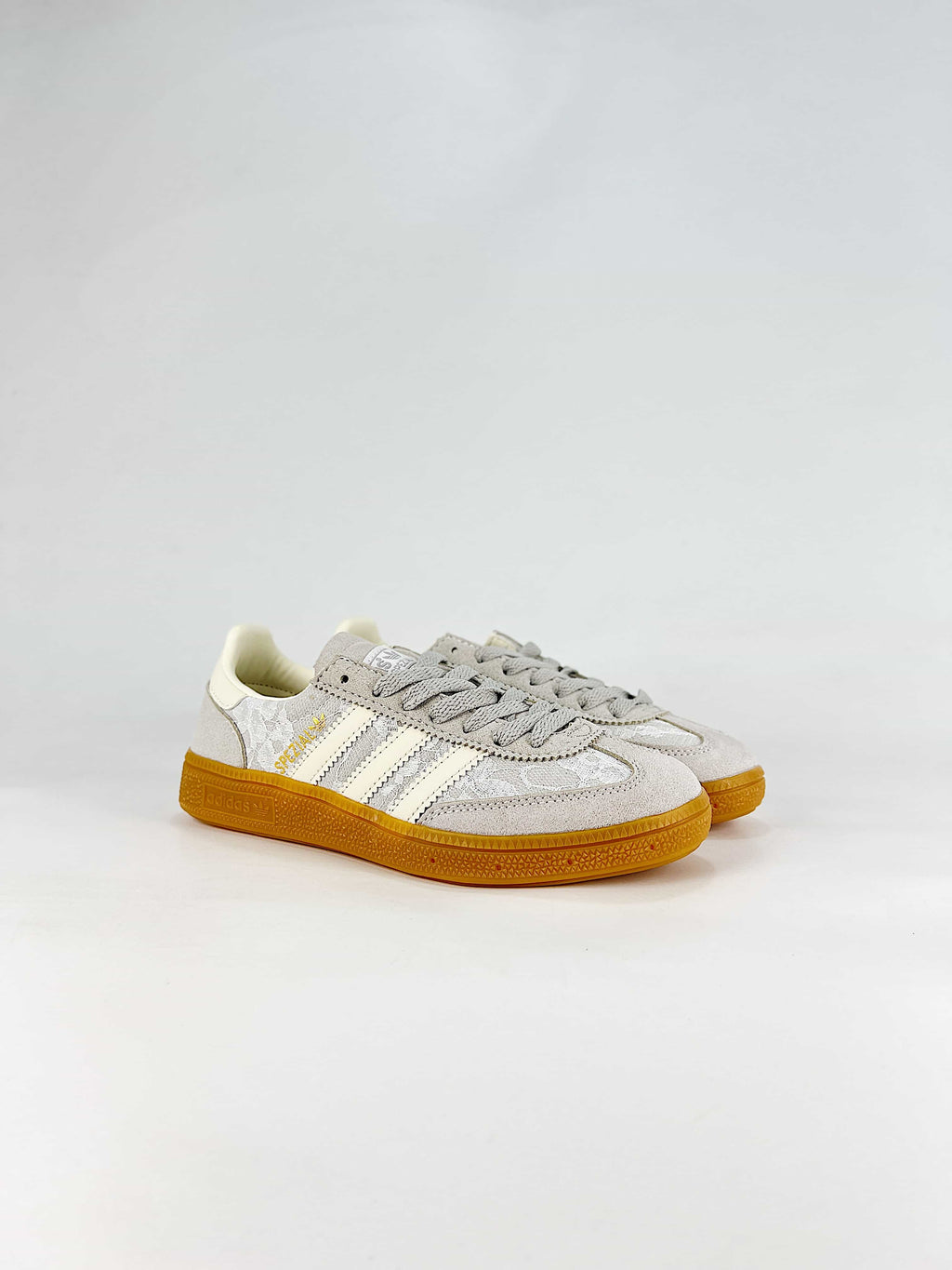 Adidas Handball Spezial Suede Sneakers "Light Gray Lace"-Classic sneakers，Adidas Women's Shoe Sale / Men's Shoe Sale