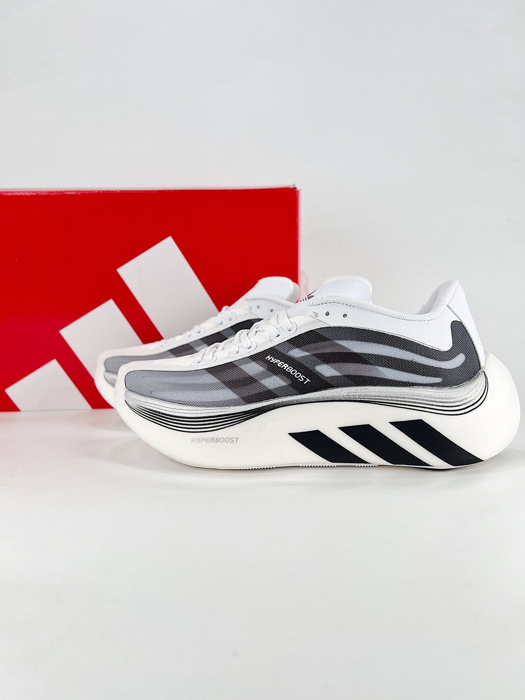 adidas Hyperboost "White Black" Unisex Running Shoes-Classic sneakers，Adidas Women's Shoe Sale / Men's Shoe Sale