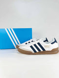 Adidas Jeans "White Navy Blue Gum"-Classic sneakers，Adidas Women's Shoe Sale / Men's Shoe Sale