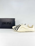 Pharrell Williams x Adidas Vario Flat Earther "Cream White Black"-Classic sneakers，Adidas Women's Shoe Sale / Men's Shoe Sale