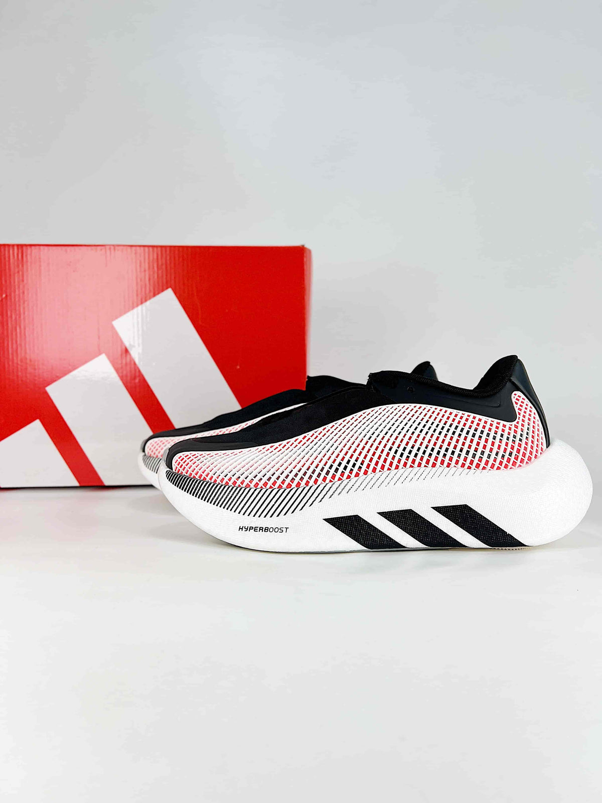 Adidas Hyperboost "Black White Red"-Classic sneakers，Adidas Women's Shoe Sale / Men's Shoe Sale