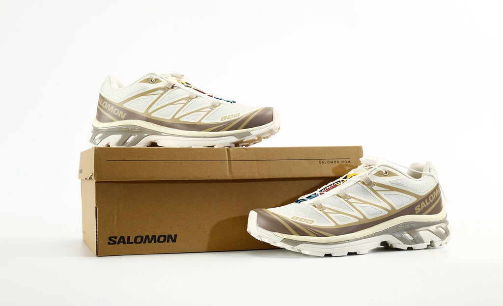 Salomon S-LAB XT-6 Men's Trail Running Hiking Shoes "Cream Khaki Brown"- outdoor hiking shoes/Women's Shoe Sale / Men's Shoe Sale