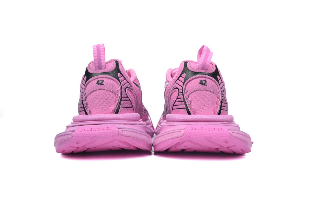 Balenciaga 3XL Destroyed Sneakers "Pink"-retro thick sole dad shoes，Women's Shoe Sale / Men's Shoe Sale