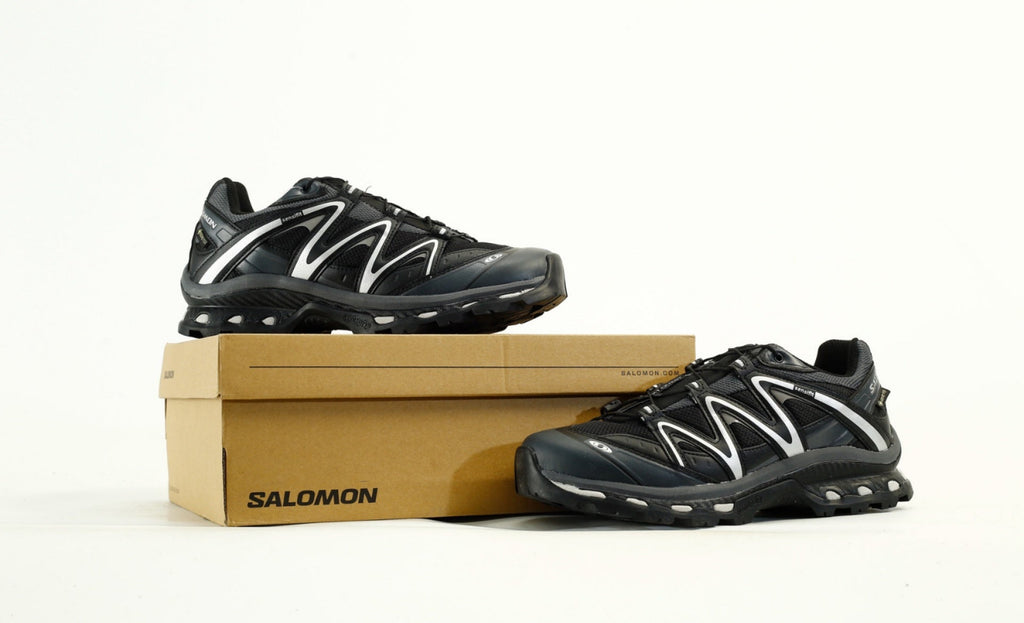 Salomon XT Quest GTX Outdoor Hiking Shoes "Black Silver"- outdoor hiking shoes/Women's Shoe Sale / Men's Shoe Sale