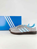 Adidas Handball Spezial Moscow Suede Sneakers "Grey Bright Blue"-Classic sneakers，Adidas Women's Shoe Sale / Men's Shoe Sale