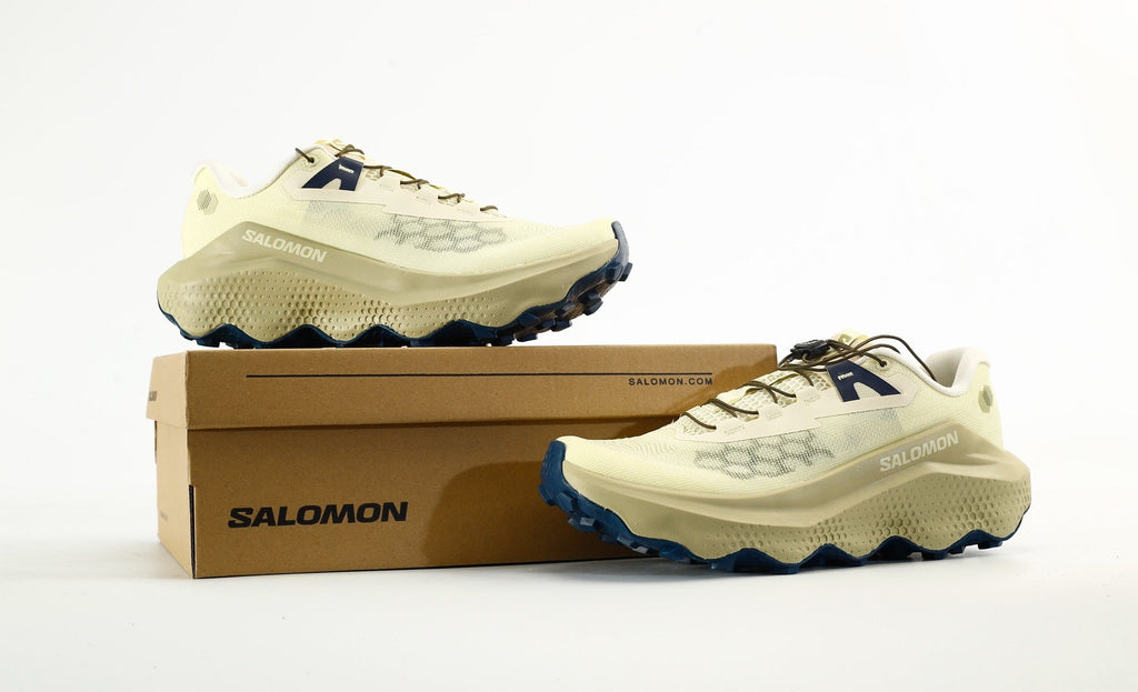 Salomon Ultra Glide 4 Men's Trail Running Shoes "Cream / Khaki / Navy"- outdoor hiking shoes/Women's Shoe Sale / Men's Shoe Sale