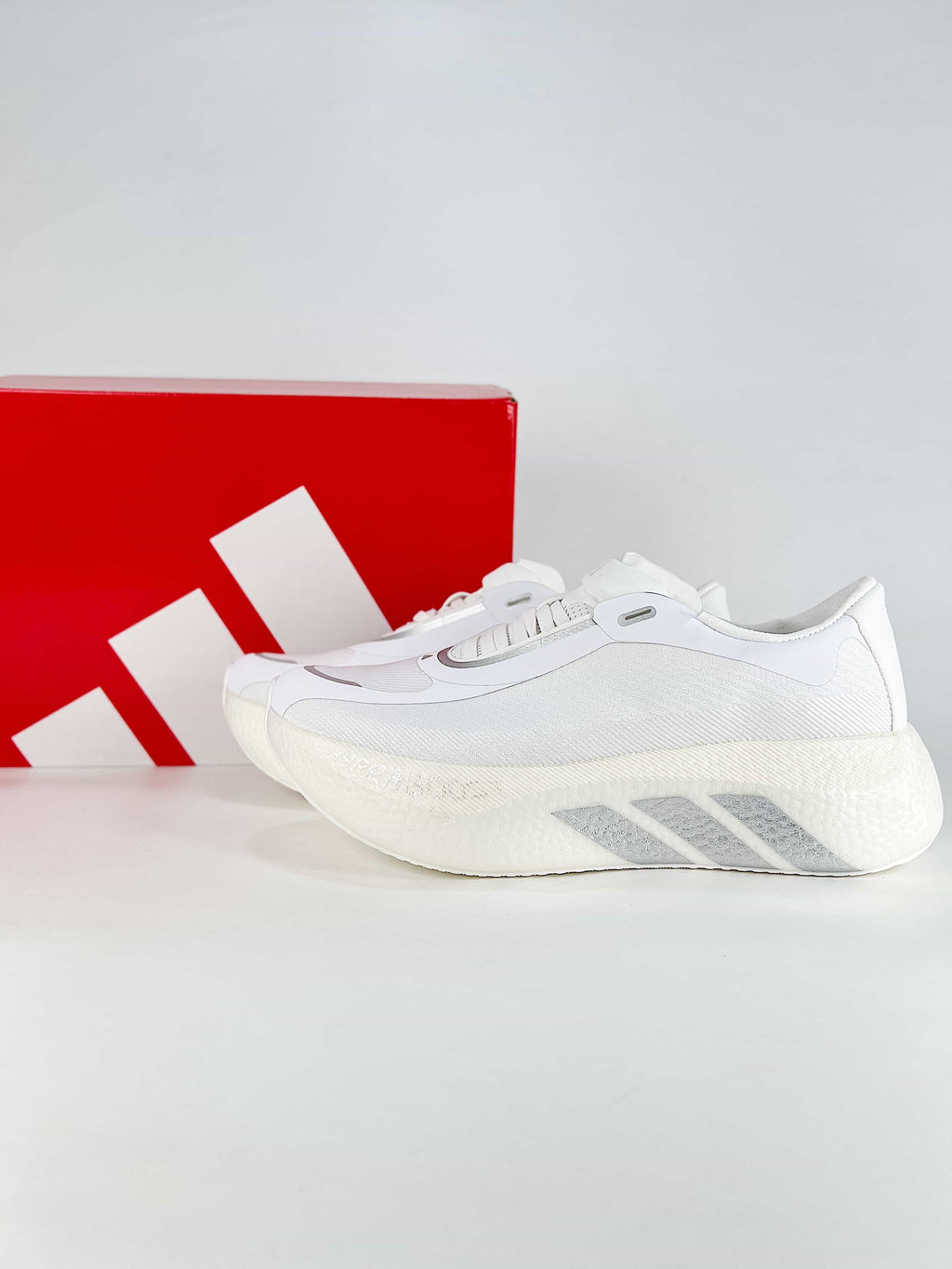 adidas Hyperboost Edge Running Shoes "Ftwr White/Silver Metallic"-Classic sneakers，Adidas Women's Shoe Sale / Men's Shoe Sale
