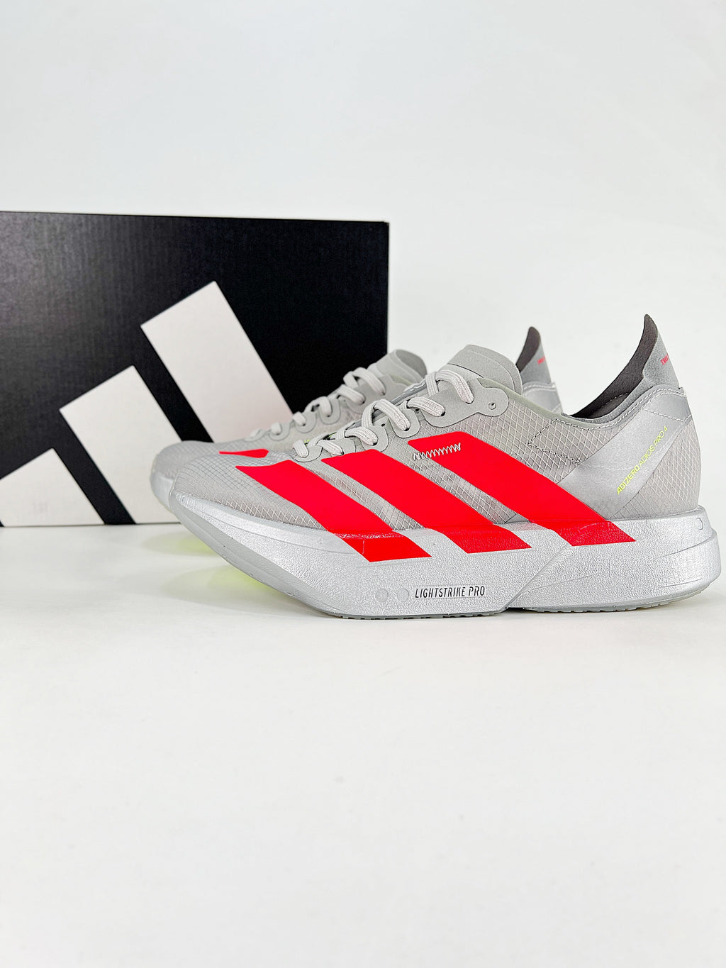 adidas Adizero Adios Pro 4 "Silver Red"-Classic sneakers，Adidas Women's Shoe Sale / Men's Shoe Sale