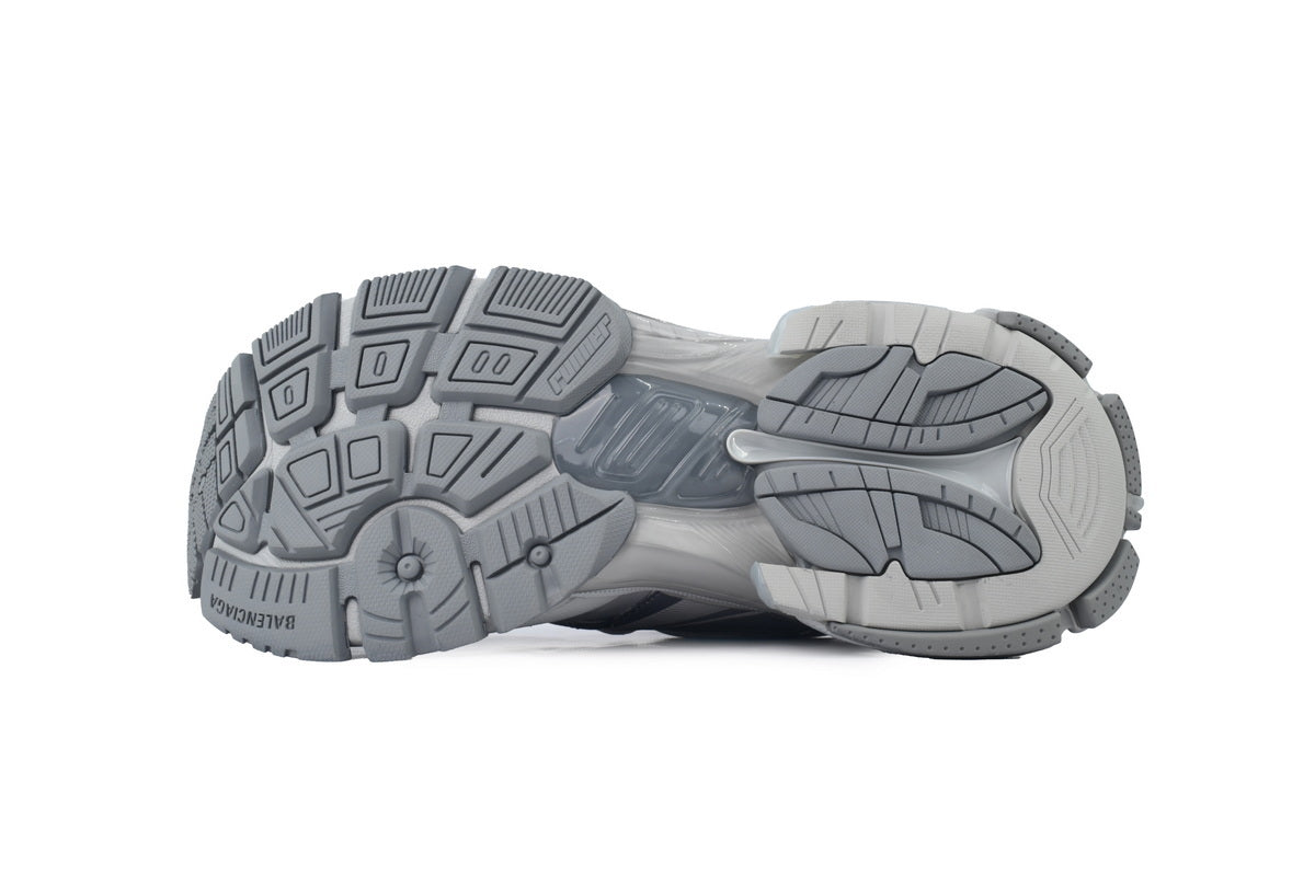Balenciaga Runner 2 Sneakers Grey Mix Silver "Grey/Silver" Nylon Mesh Chunky Low Top Trainer